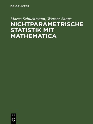 cover image of Nichtparametrische Statistik mit Mathematica